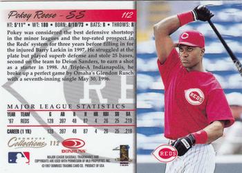 1998 Donruss Collections Donruss #112 Pokey Reese Back