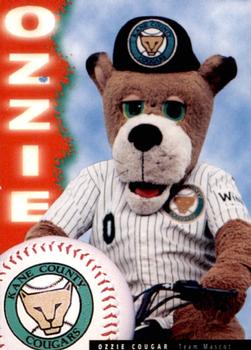 1996 Kane County Cougars #NNO Ozzie Cougar Front
