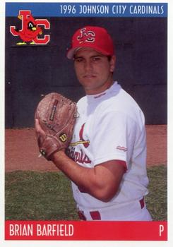 1996 Johnson City Cardinals #NNO Brian Barfield Front