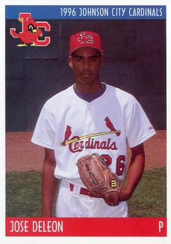 1996 Johnson City Cardinals #NNO Jose DeLeon Front