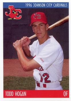 1996 Johnson City Cardinals #NNO Todd Hogan Front