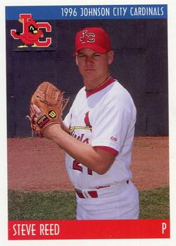 1996 Johnson City Cardinals #NNO Steve Reed Front