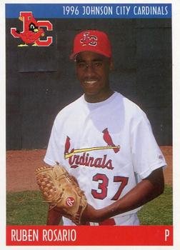 1996 Johnson City Cardinals #NNO Ruben Rosario Front