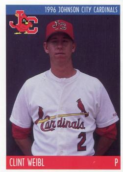 1996 Johnson City Cardinals #NNO Clint Weibl Front