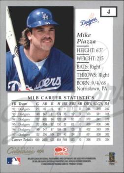 1998 Donruss Collections Elite #404 Mike Piazza Back
