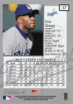 1998 Donruss Collections Elite #457 Eric Young Back