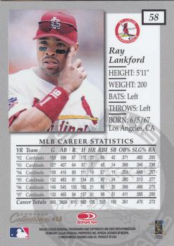 1998 Donruss Collections Elite #458 Ray Lankford Back