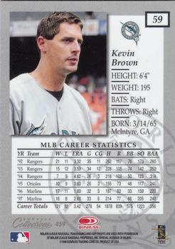 1998 Donruss Collections Elite #459 Kevin Brown Back