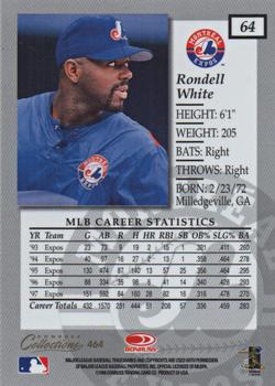 1998 Donruss Collections Elite #464 Rondell White Back