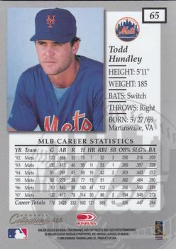 1998 Donruss Collections Elite #465 Todd Hundley Back