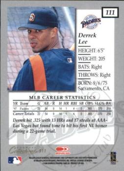 1998 Donruss Collections Elite #511 Derrek Lee Back