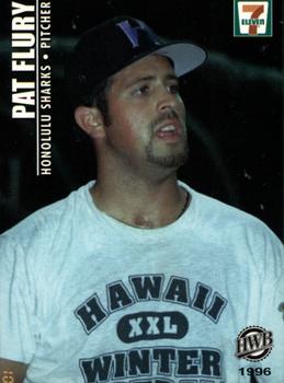 1996 HWB Honolulu Sharks #34 Pat Flury Front