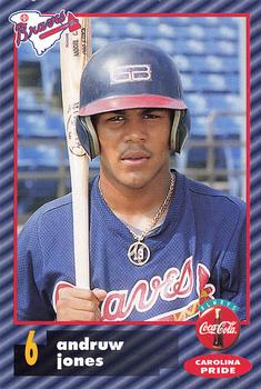 1996 Greenville Braves #NNO Andruw Jones Front