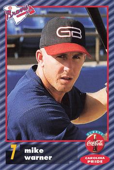 1996 Greenville Braves #NNO Mike Warner Front