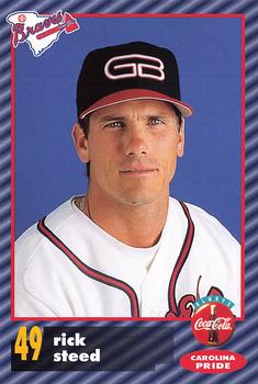 1996 Greenville Braves #NNO Rick Steed Front