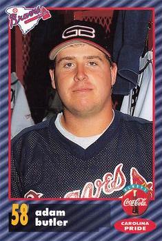 1996 Greenville Braves #NNO Adam Butler Front