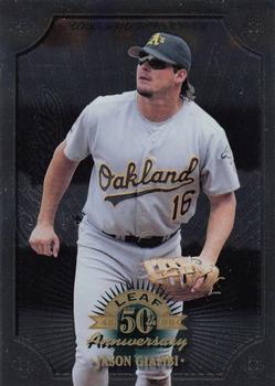 1998 Donruss Collections Leaf #204 Jason Giambi Front