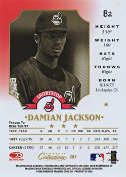 1998 Donruss Collections Leaf #281 Damian Jackson Back