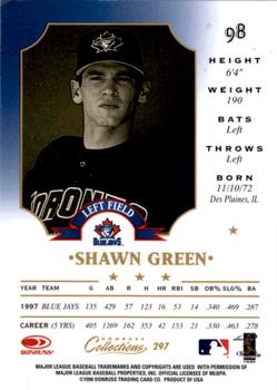 1998 Donruss Collections Leaf #297 Shawn Green Back