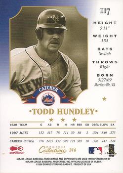 1998 Donruss Collections Leaf #316 Todd Hundley Back