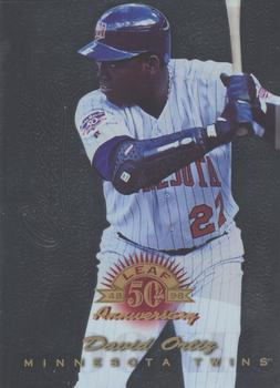 1998 Donruss Collections Leaf #382 David Ortiz Front