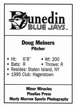 1996 Dunedin Blue Jays Update #NNO Doug Meiners Back