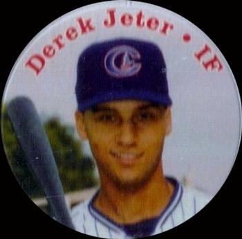1996 Columbus Clippers Milk Caps #13 Derek Jeter Front