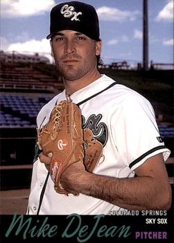 1996 Colorado Springs Sky Sox #10 Mike DeJean Front