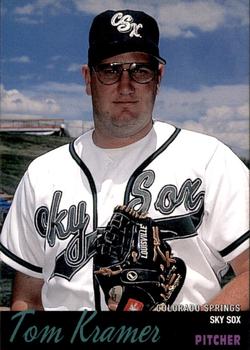 1996 Colorado Springs Sky Sox #22 Tom Kramer Front