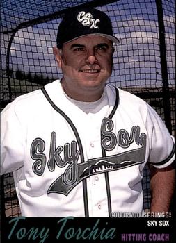 1996 Colorado Springs Sky Sox #30 Tony Torchia Front