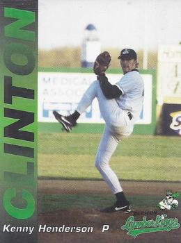 1996 Clinton LumberKings #NNO Kenny Henderson Front