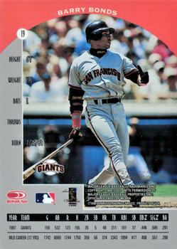 1998 Donruss Collections Preferred #569 Barry Bonds Back