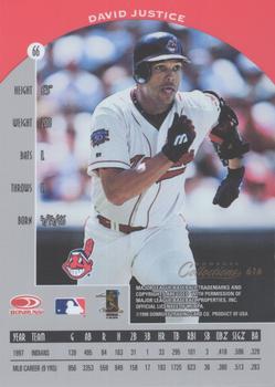 1998 Donruss Collections Preferred #616 David Justice Back