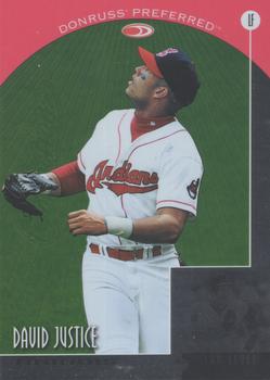 1998 Donruss Collections Preferred #616 David Justice Front