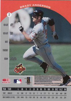 1998 Donruss Collections Preferred #622 Brady Anderson Back