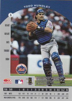1998 Donruss Collections Preferred #626 Todd Hundley Back