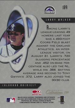 1998 Donruss Collections Preferred #739 Larry Walker Back