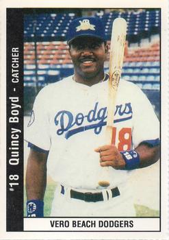 1995 Vero Beach Dodgers #NNO Quincy Boyd Front