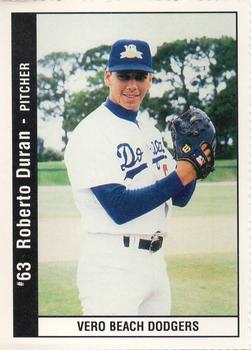 1995 Vero Beach Dodgers #NNO Roberto Duran Front
