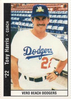 1995 Vero Beach Dodgers #NNO Tony Harris Front