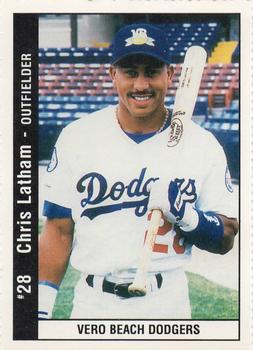 1995 Vero Beach Dodgers #NNO Chris Latham Front