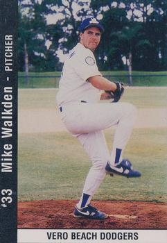 1995 Vero Beach Dodgers #NNO Mike Walkden Front
