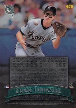 1998 Finest - No-Protectors #14 Craig Counsell Back