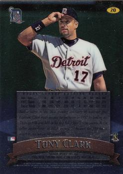 1998 Finest - No-Protectors #20 Tony Clark Back