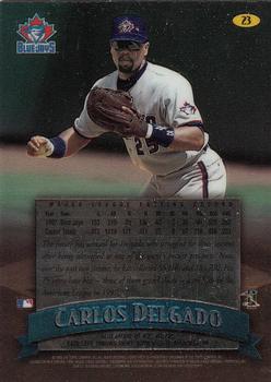 1998 Finest - No-Protectors #23 Carlos Delgado Back