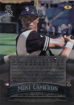 1998 Finest - No-Protectors #31 Mike Cameron Back
