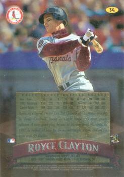 1998 Finest - No-Protectors #34 Royce Clayton Back