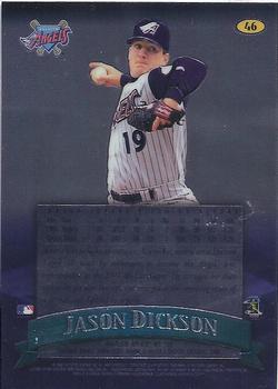 1998 Finest - No-Protectors #46 Jason Dickson Back