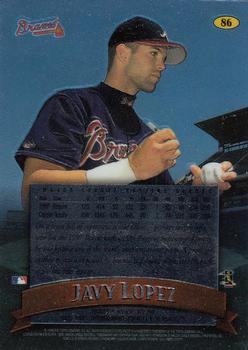 1998 Finest - No-Protectors #86 Javy Lopez Back