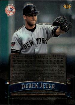 1998 Finest - No-Protectors #92 Derek Jeter Back
